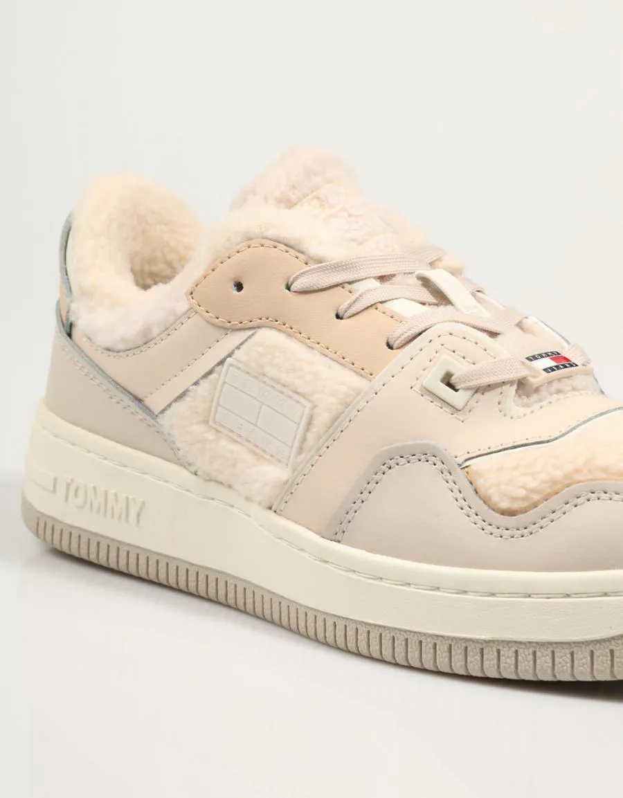  baskets TOMMY HILFIGER Tommy Jeans Warm Basket en Beige 79951