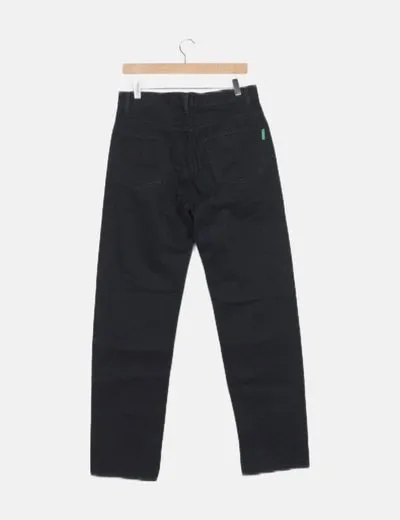 Benetton Pantalón azul marino básico