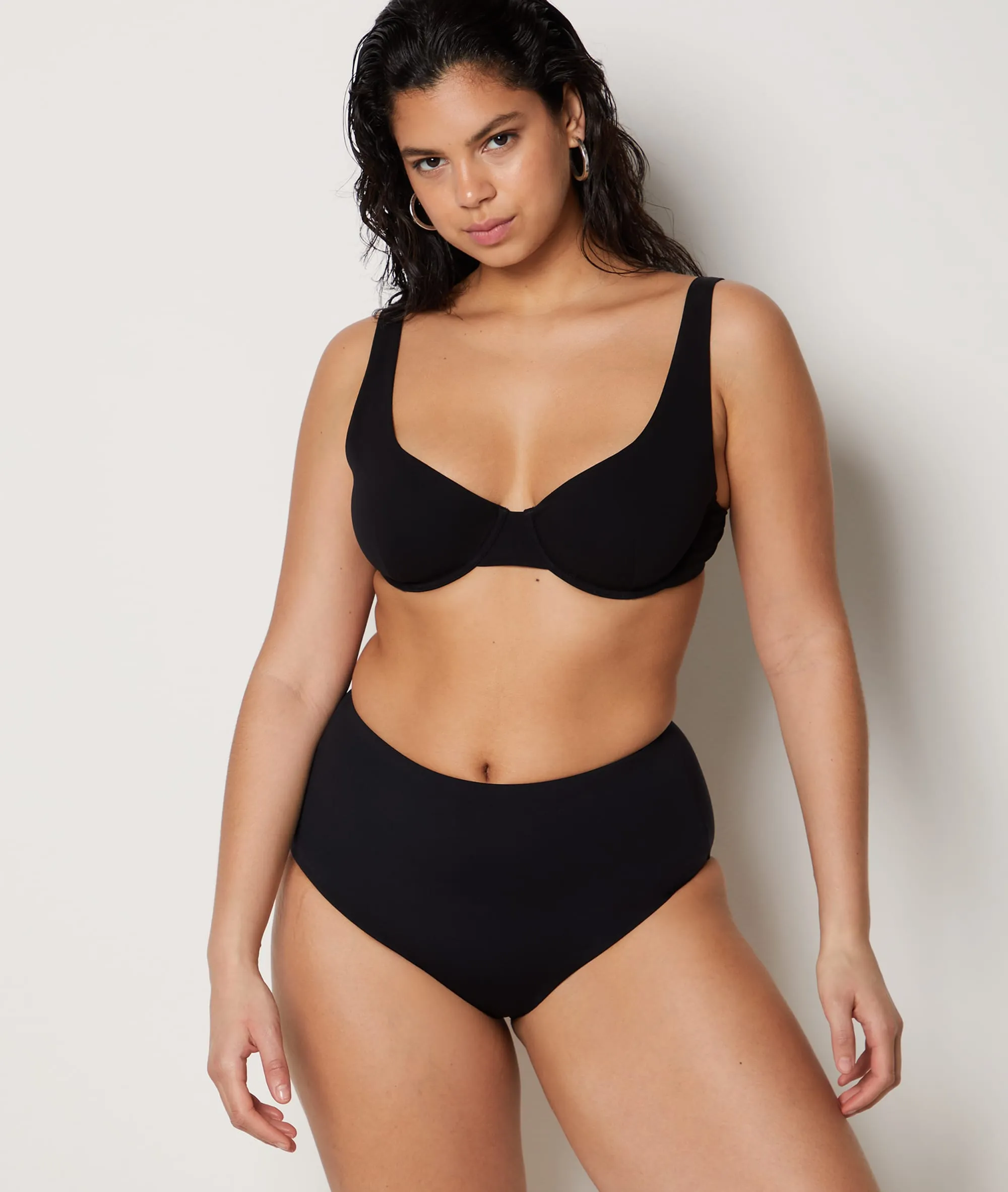 Braguita bikini moldeadora talle alto SCULPT NOIR - ETAM