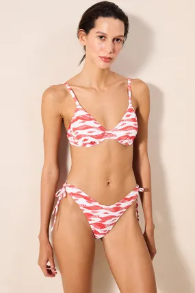 Braguita de bikini clásica estampada