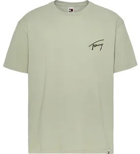 CAMISETA DE CUELLO REDONDO CON LOGO FIRMA HOMBRE TOMMY JEANS