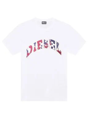 Camiseta Diesel T-diegor G14 Hombre Blanco