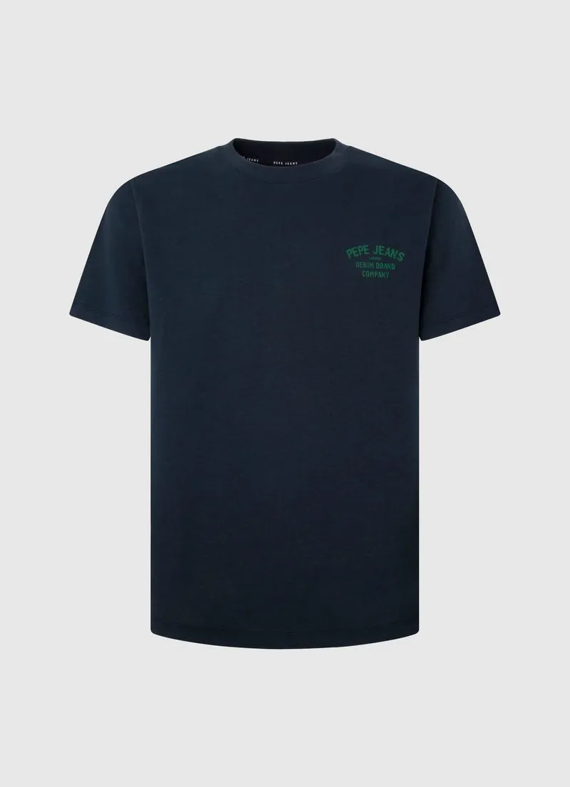 Camiseta Pepe Jeans para Hombre Regular Cave Color Dulwich Blue