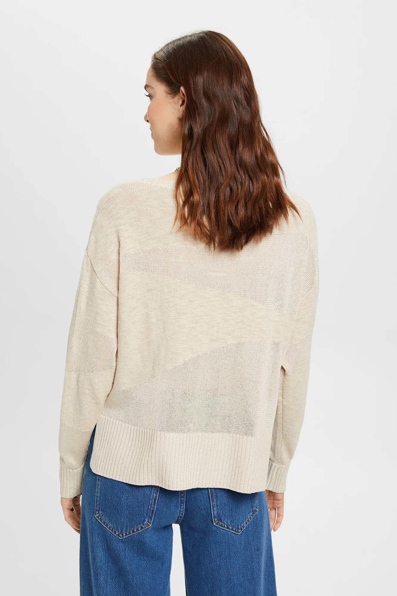 Esprit Jersey holgado color block viscosa