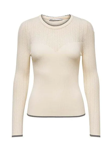 jersey only coco beige para mujer