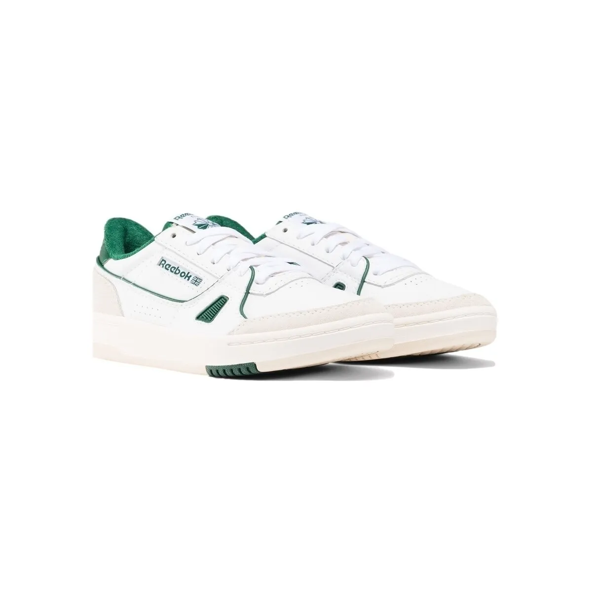 LT Court Sneakers - White/Chalk/Dark Green