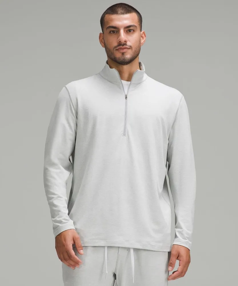Lululemon Jersey con media cremallera Soft Jersey Plateados | ZK66-S1HN
