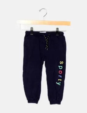 Mayoral Pantalón jogger azul marino