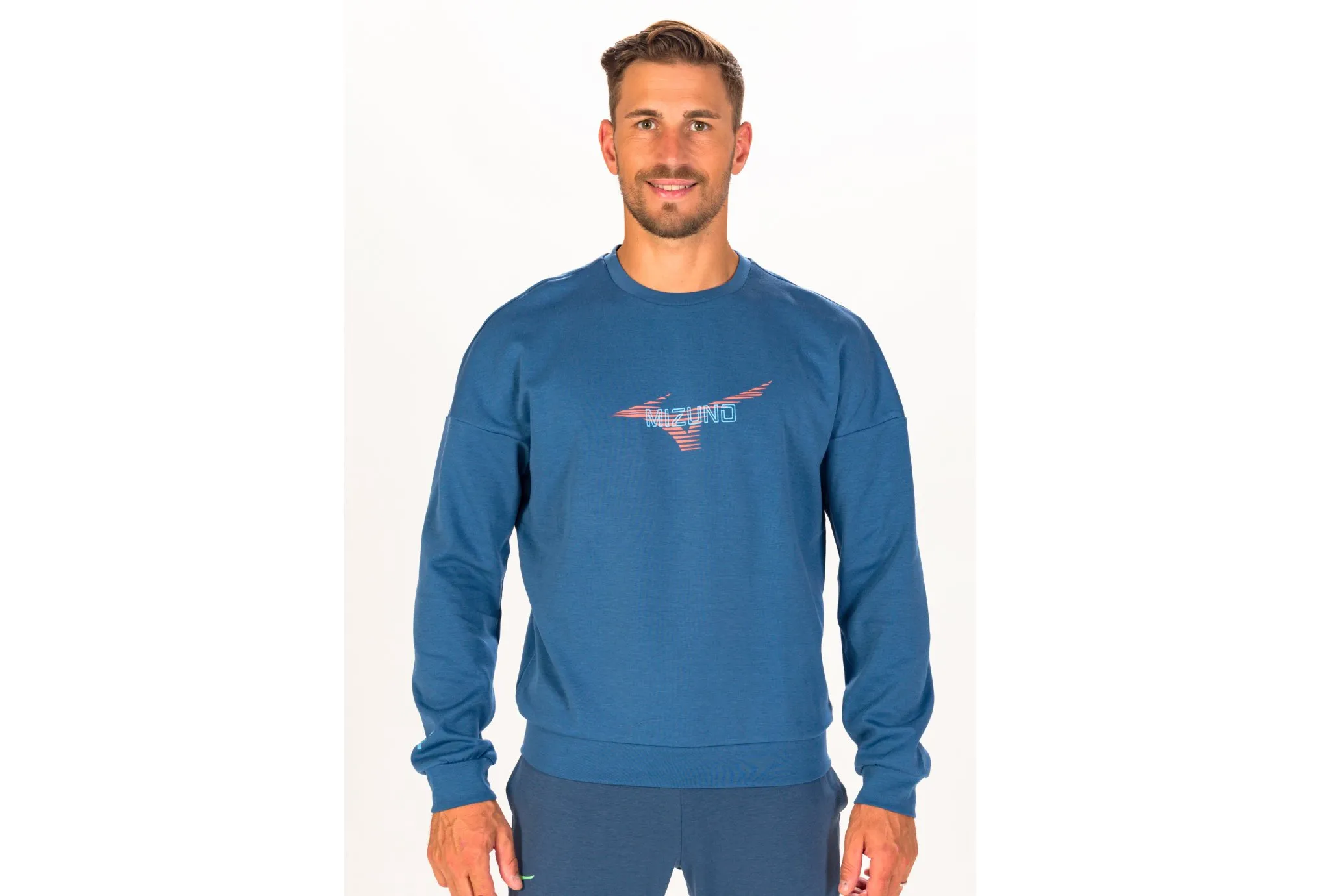 Mizuno sudadera Athletics Graphic Crew