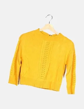 Name it Jersey amarillo detalle calado