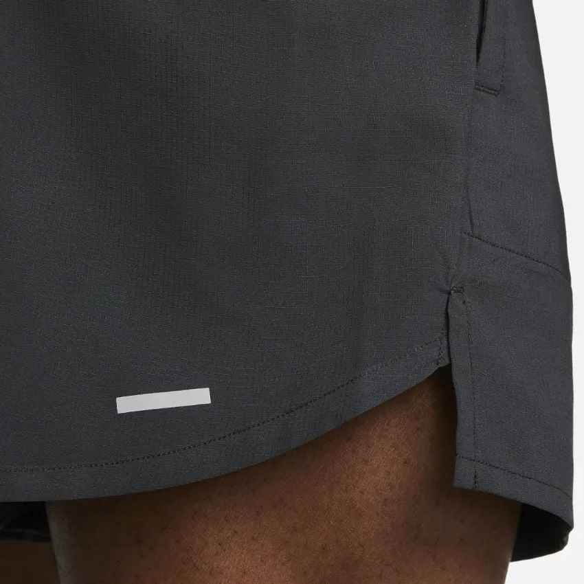 Nike Hombre Shorts Dri-Fit Stride 5in Brief-Lined Shorts Negro 