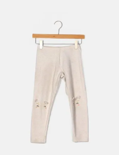 NoName Pantalón baggy beige