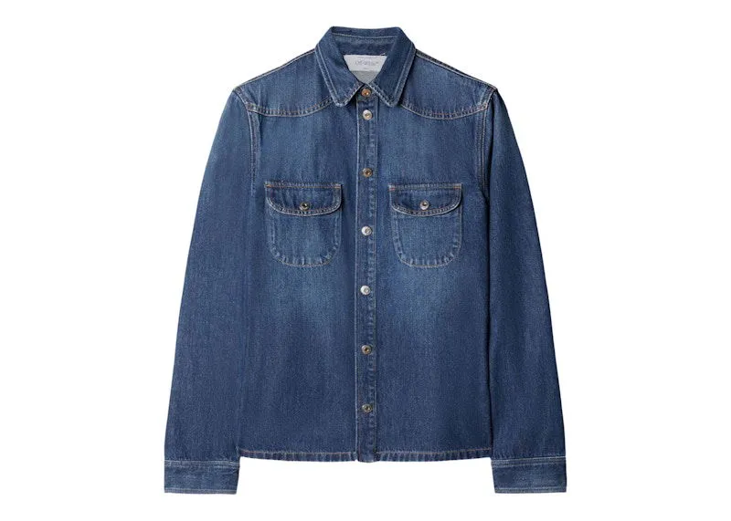 Off-White Long-Sleeve Denim