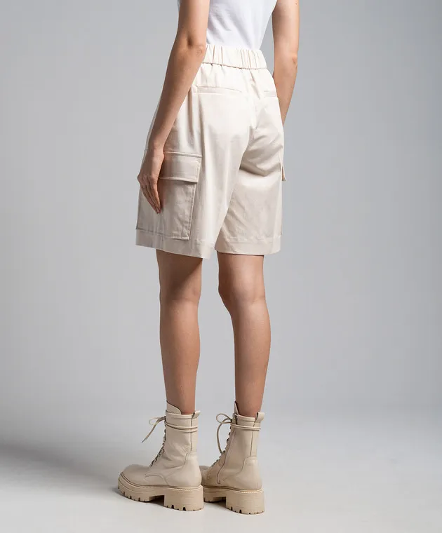 Peserico Beige cargo shorts