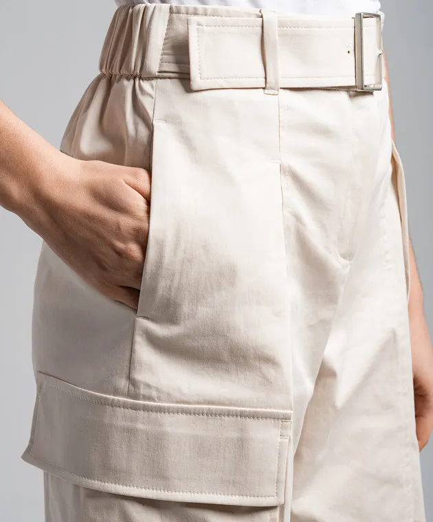 Peserico Beige cargo shorts