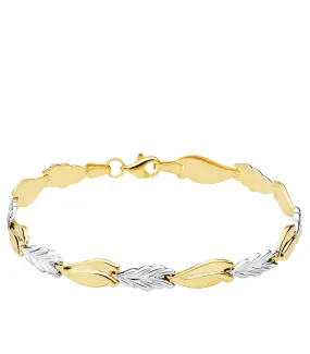 Pulsera Mujer Niamey Oro Bicolor 18K