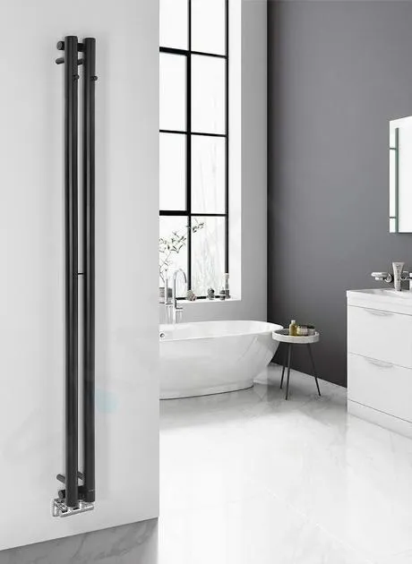 Sapho Pilon - Elemento calefactor, 12x180 cm, 300 W, negro mate IZ124T