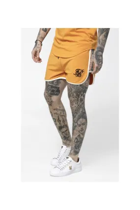 SIKSILK Shorts  Runner Pannel  color amarillo