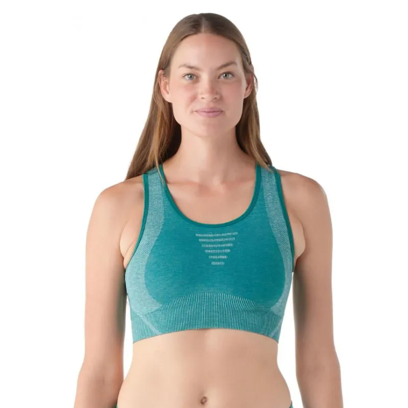 Sujetador de mujer Smartwool Intraknit Racerback (Verde esmeralda)