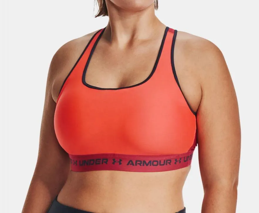 Sujetador Deportivo Under Armour Crossback Mid Bra Naranja