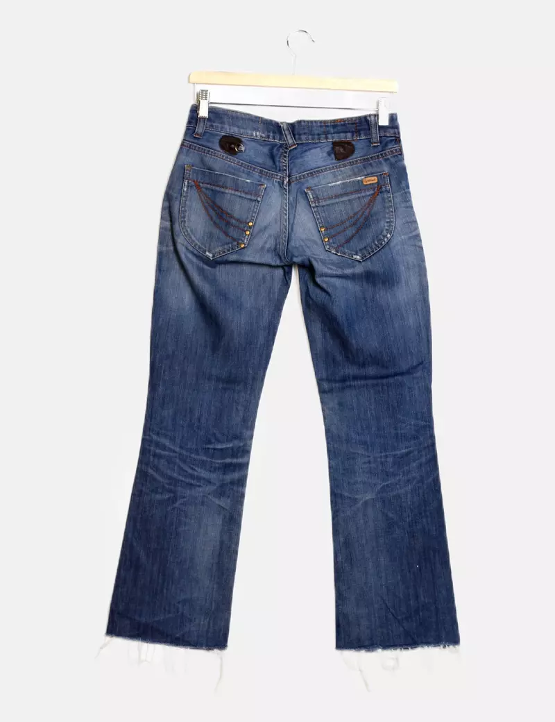 Tiffosi Pantalón azul marino denim