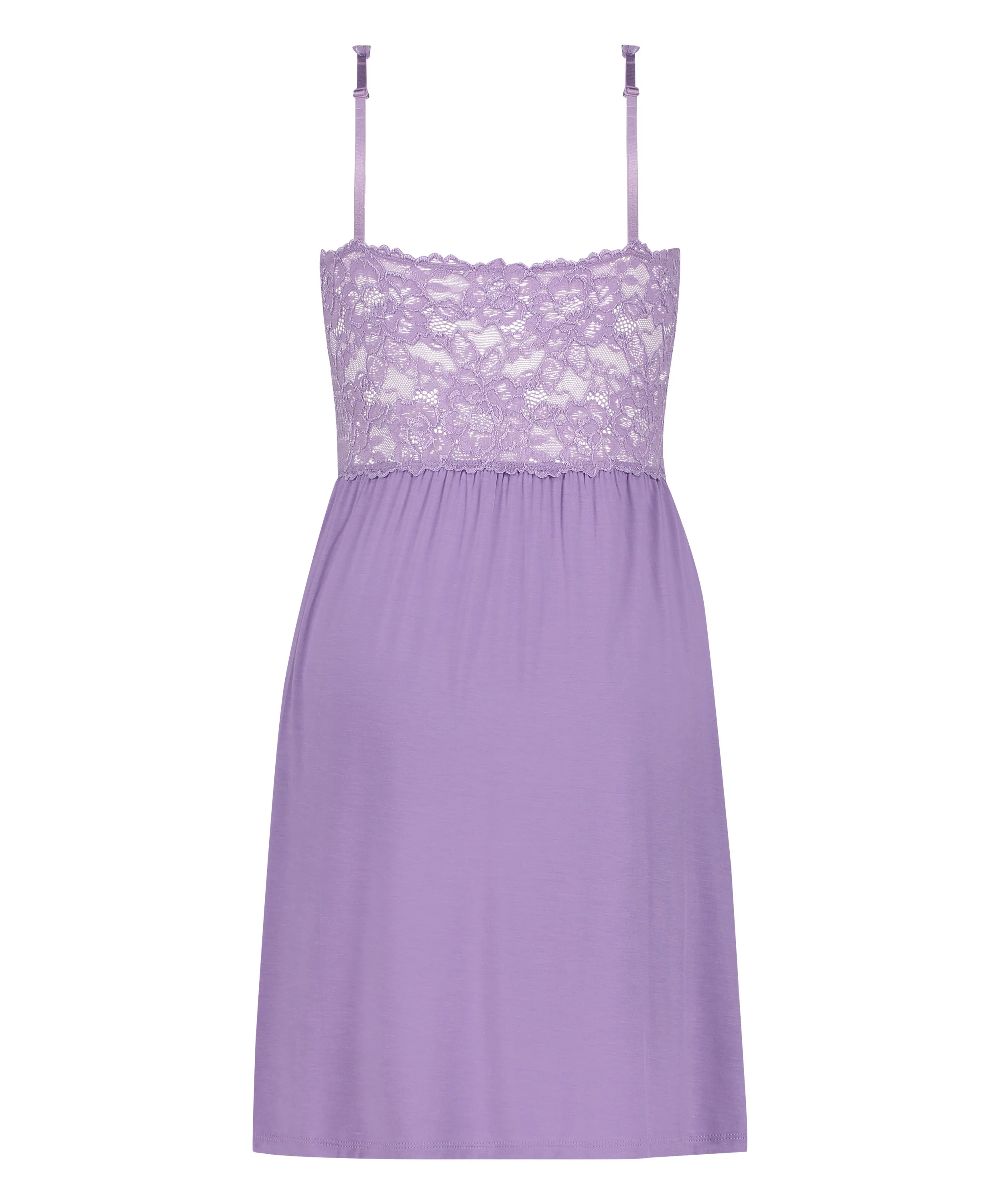 Vestido lencero Nora Lace - Morado