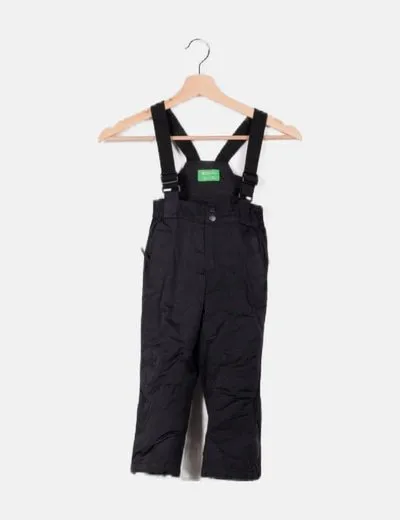 Warehouse Pantalón negro esqui